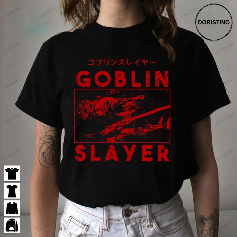 Red Design Goblin Slayer Awesome Shirts